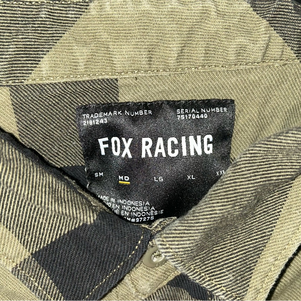 Fox Racing Flannel - Picture 3 of 3